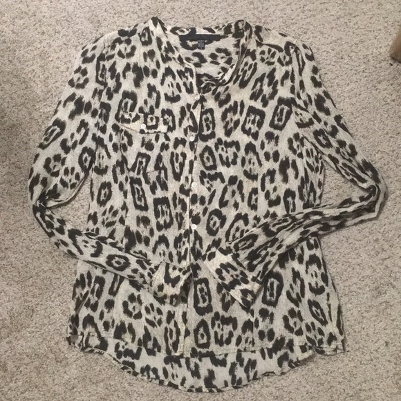 💖 Joe's Jeans Animal Print Button Down - Picture 3 of 6